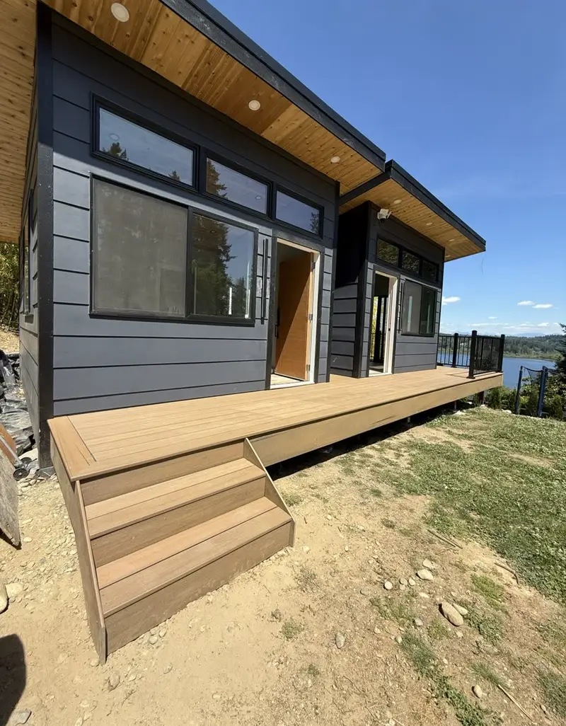 New deck and steps
