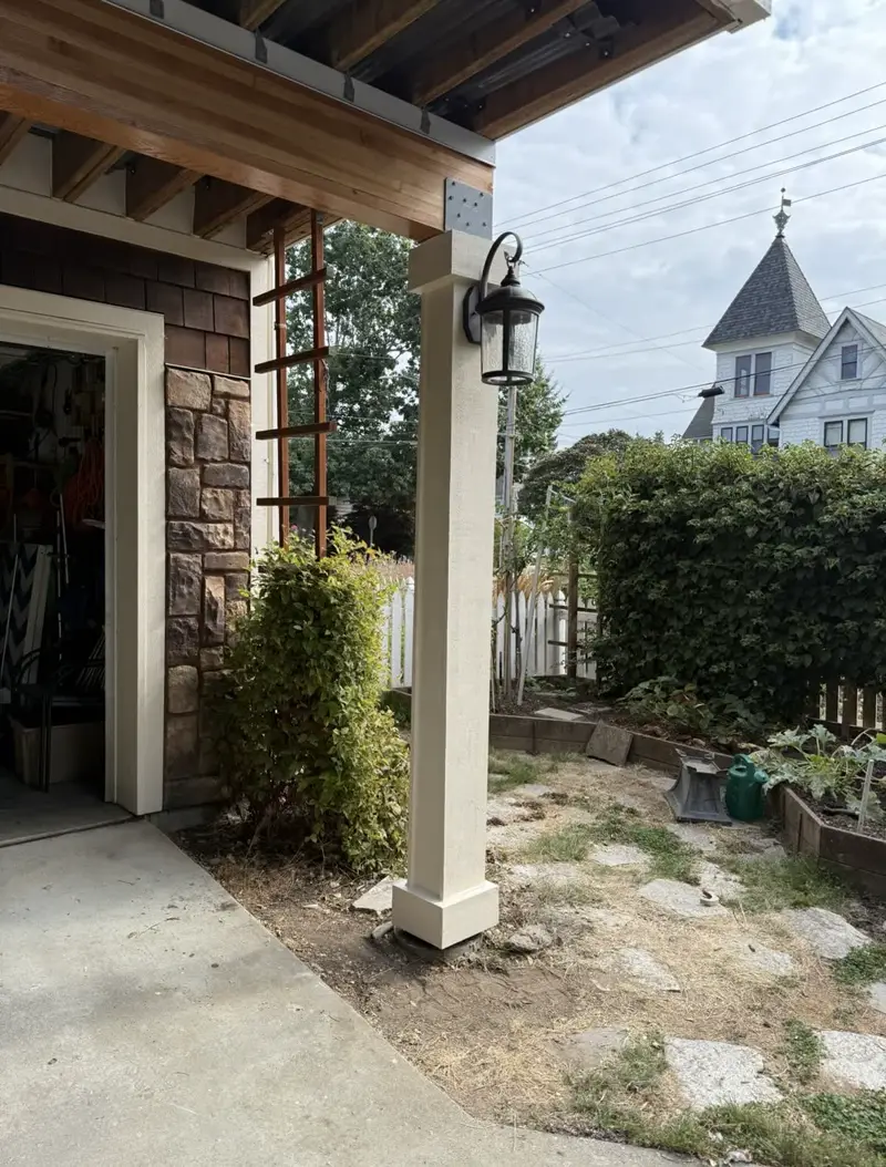 Porch post wrap