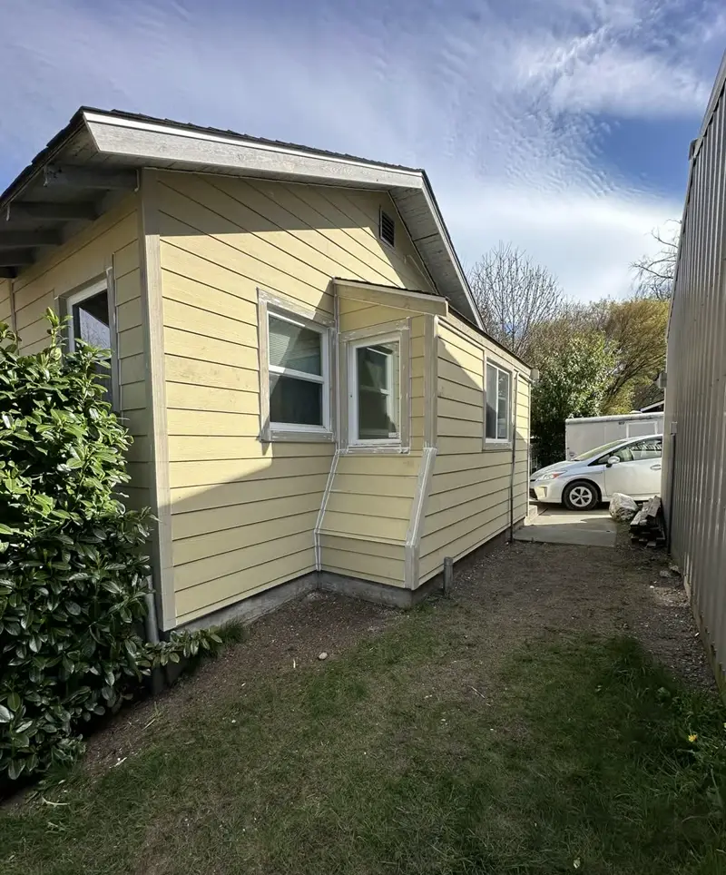After: New lap siding and trim